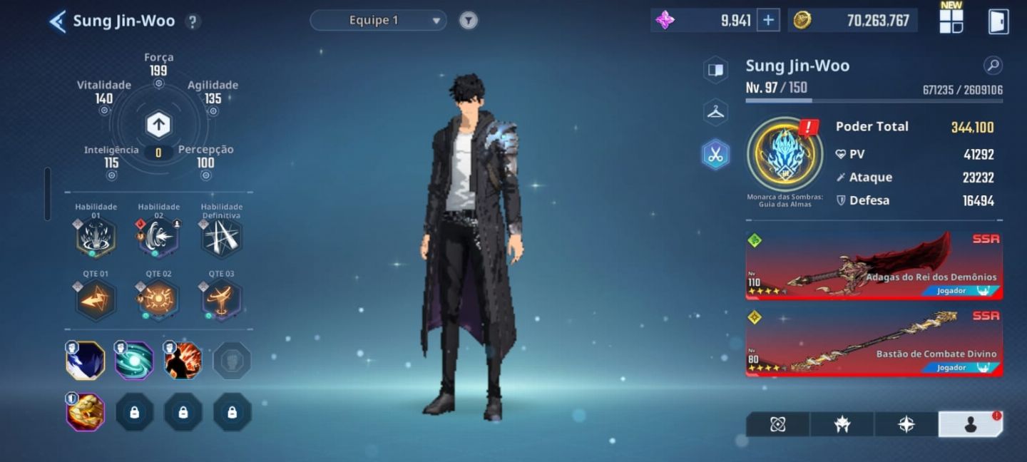 CONTA SOLO LEVELING: ARISE - TOP TIER
