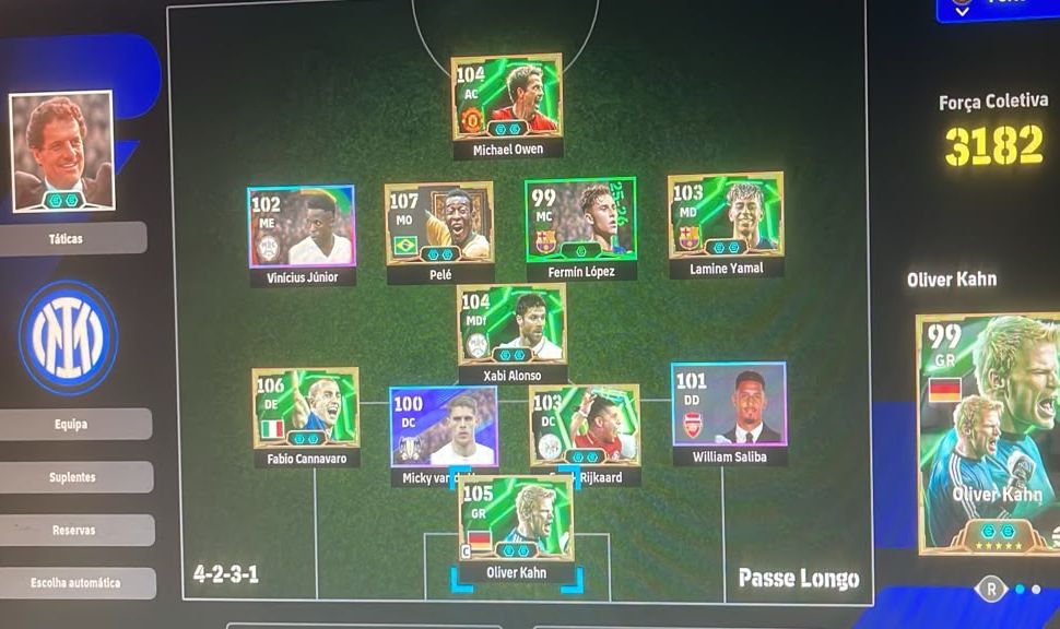 Conta Efootball com Pelé 107
