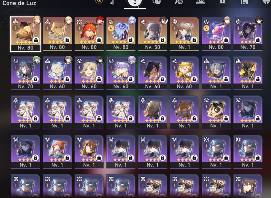 Conta HSR Evanescia C0R1 + Perola ( Garantido ) / Himeko S2R1 / Aventurine E2