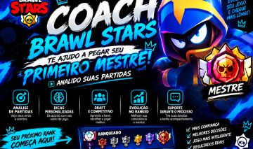 COACH BRAWL STARS | TE AJUDO A PEGAR SEU PRIMEIRO MESTRE + ANÁLISE DE PARTIDAS