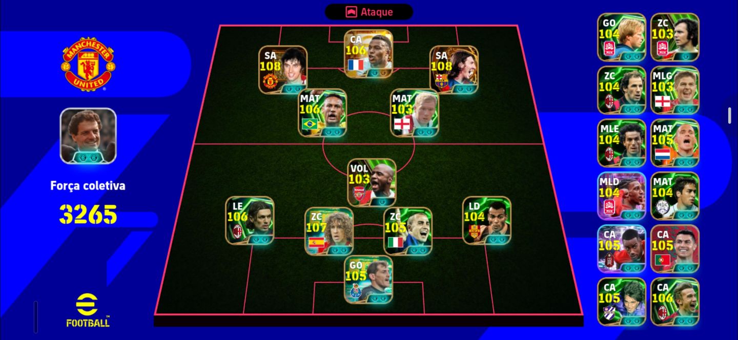 Conta de EFootball full épicos e custo benefício!!