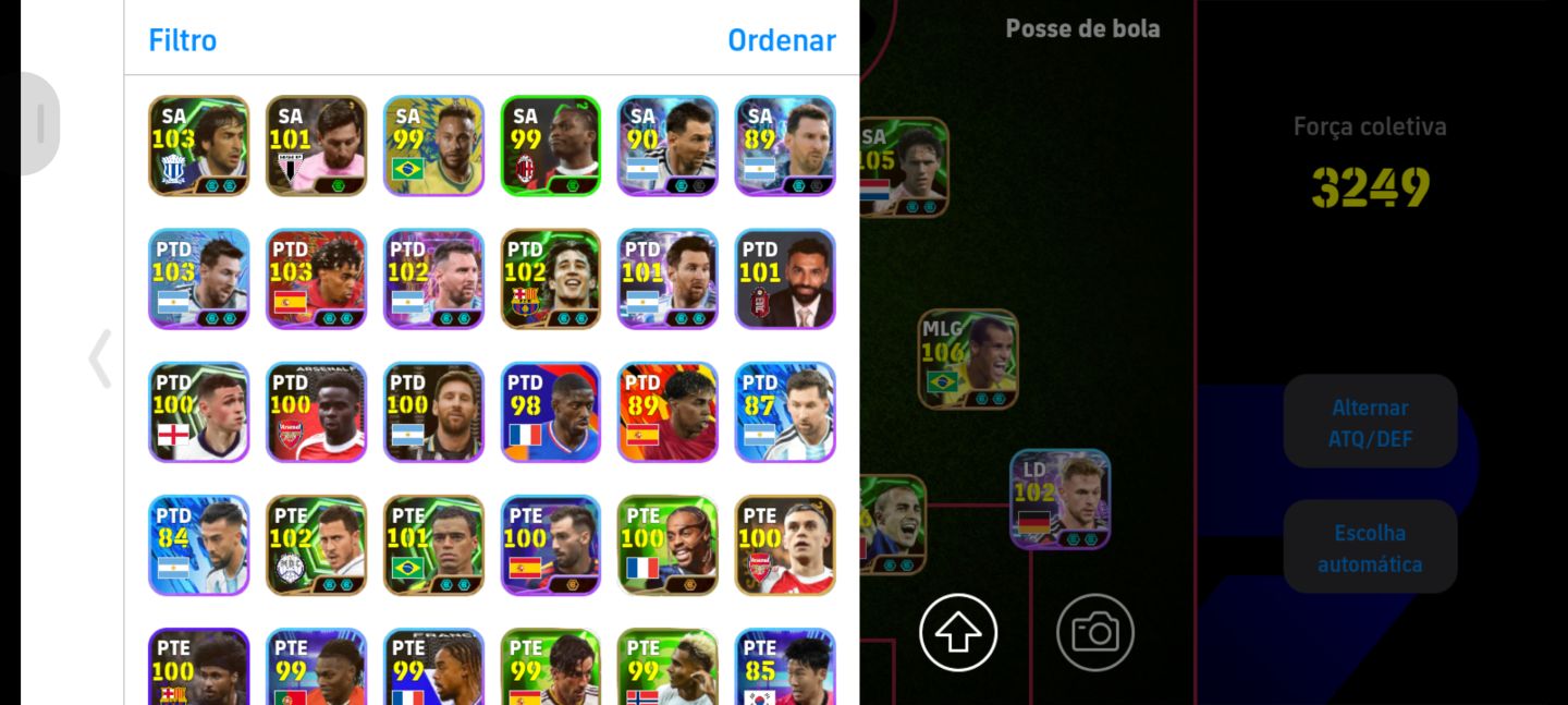 CONTA EFFOTBAL COM MUITOS PAGOS! PEGANDO 3255 + DE FORÇA MAXIMA