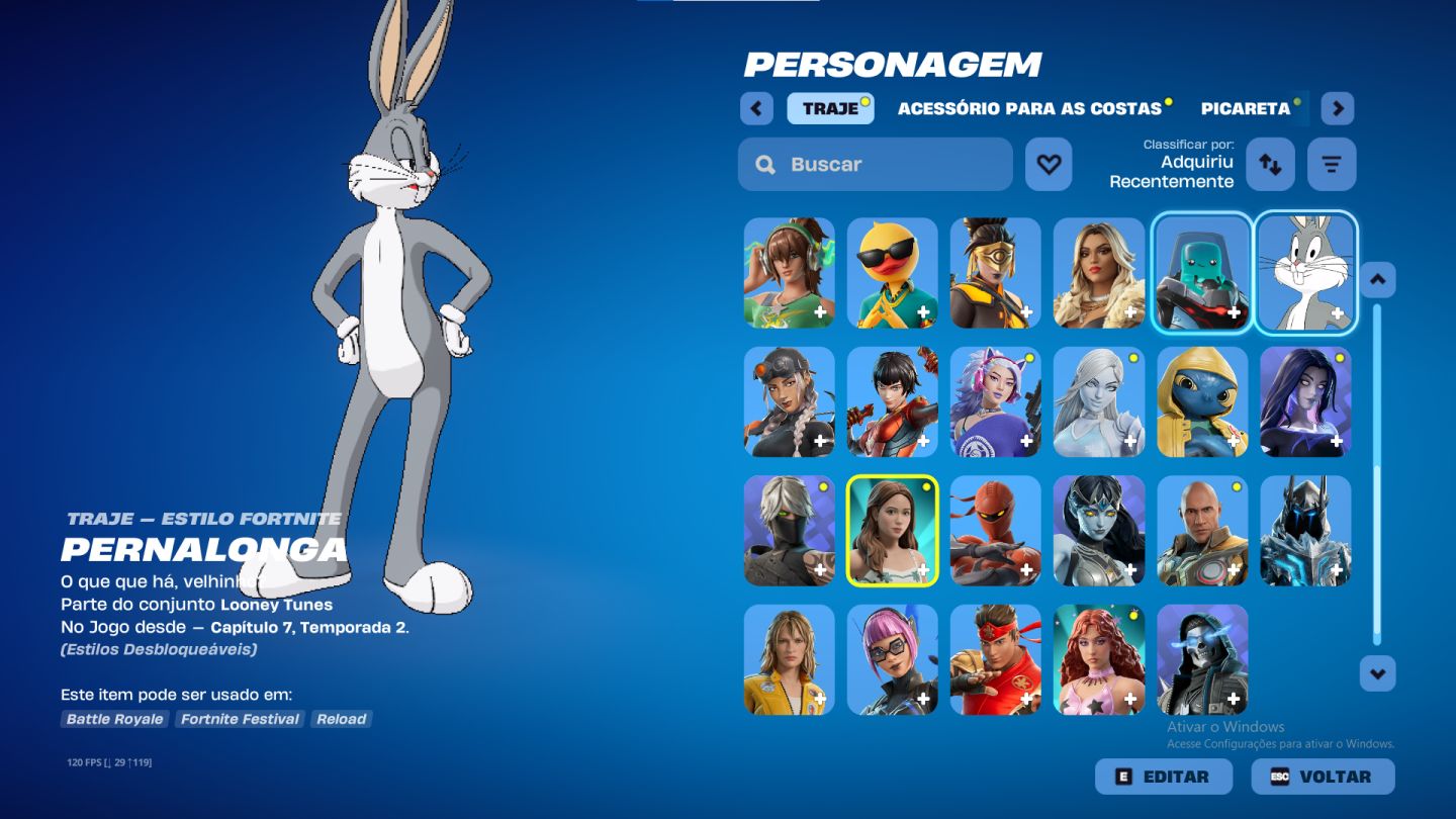 CONTA DE FORTNITE BARATA