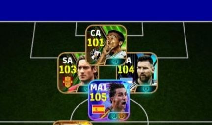 CONTA EFOOTBALL RARA! TOTTI BUGADO + ROMARIO + MESSI PRIME + RODRI BUGADAÇO E++!