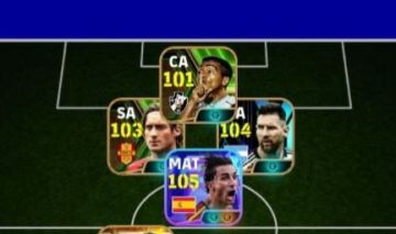 CONTA EFOOTBALL RARA! TOTTI BUGADO + ROMARIO + MESSI PRIME + RODRI BUGADAÇO E++!
