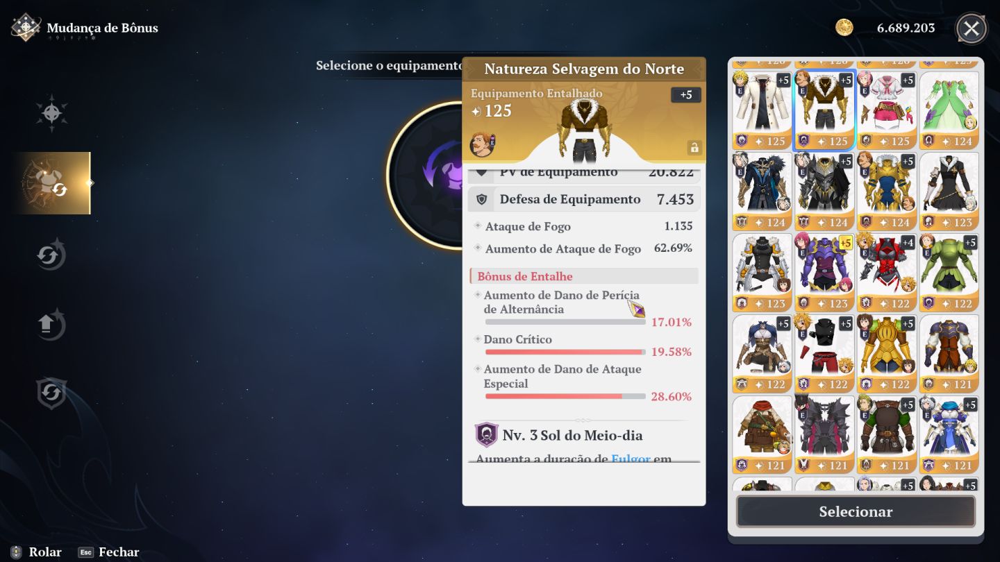 CONTA 7DS ORIGIN FULL ENDGAME, COM BAN P10 ENTRE OUTROS.
