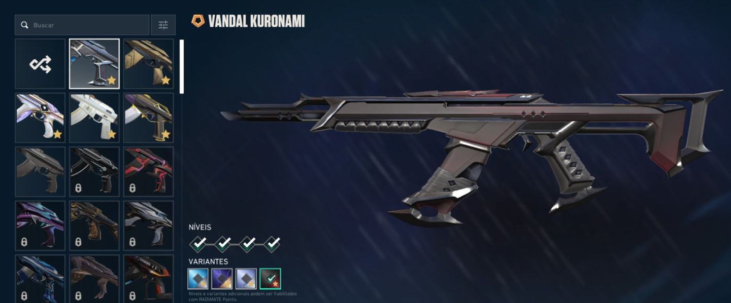 CONTA VALORANT ASC VARIAS SKINS