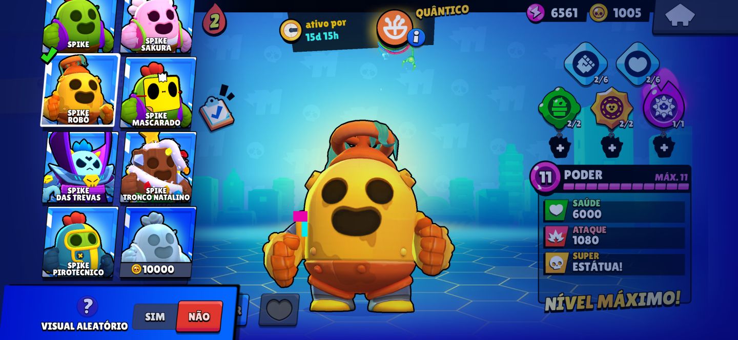Conta de Braw stars com quase 39k troféus e várias skin raras e 22 prestígios
