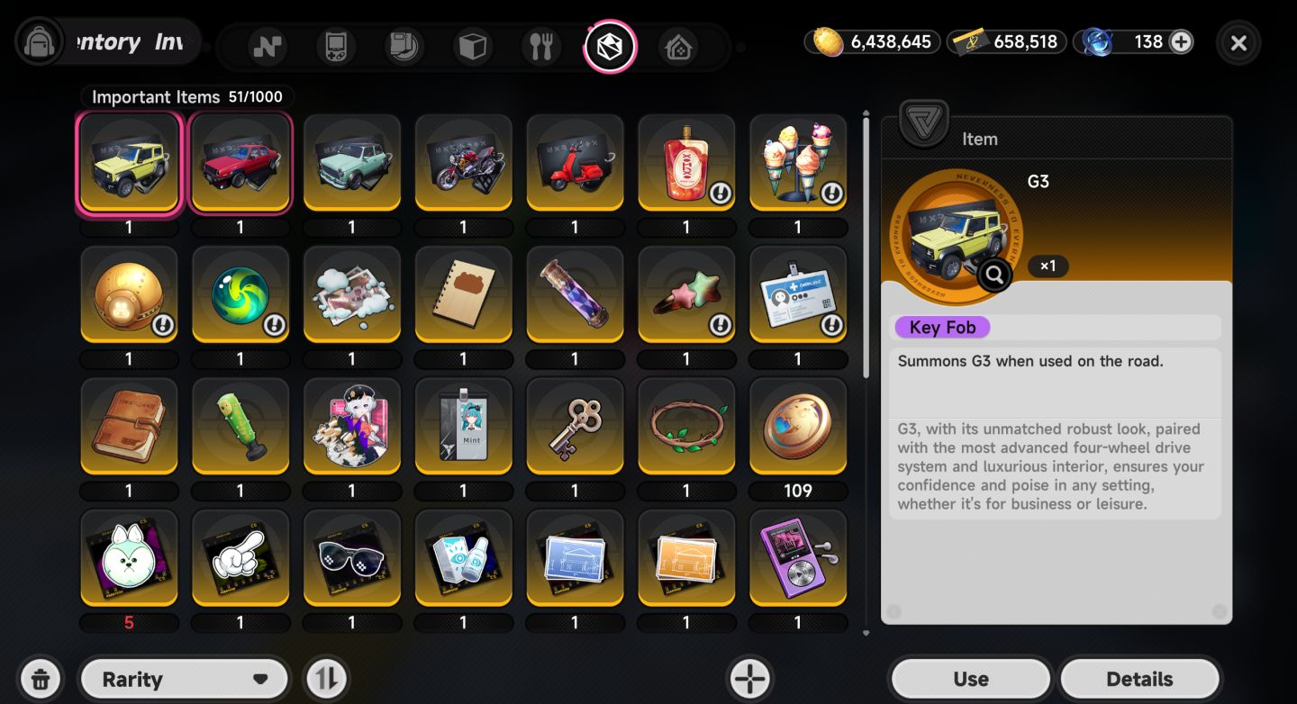 Conta NTE full lv 80
