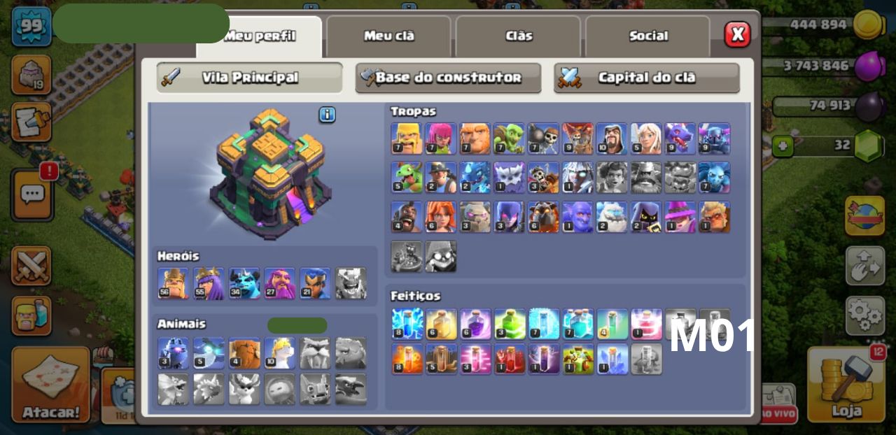 Contas de Clash of Clans Full Acesso