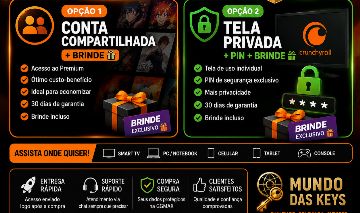 CRUNCHYROLL PREMIUM BARATO TELA PRIVADA + PIN 30 DIAS