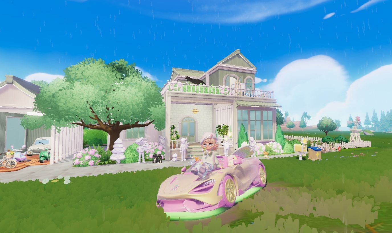 Conta Heartopia com carro da CARROS MY LITTLE PONY Fluttershy!