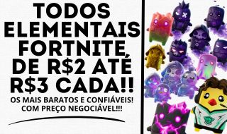 Qualquer elemental no fortnite por 2/3 reais! 66+ masterizados e todos os cubos!