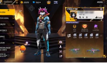 Contas freefire a venda(Full roxa)