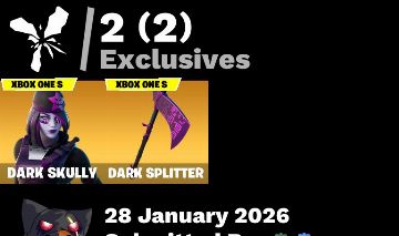 CONTA FN COM 12 SKINS-DARK SKULLY-ATEMPORAL-TRYHARD