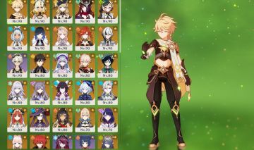 Genshin: conta AR59, com 20 persona T5 limitados e 11 Armas T5