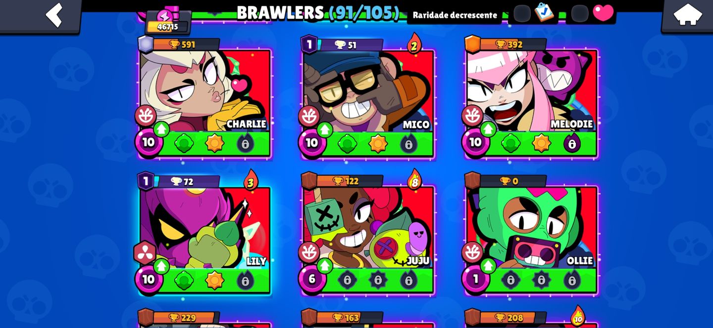 Conta de Brawl stars 46K de troféus