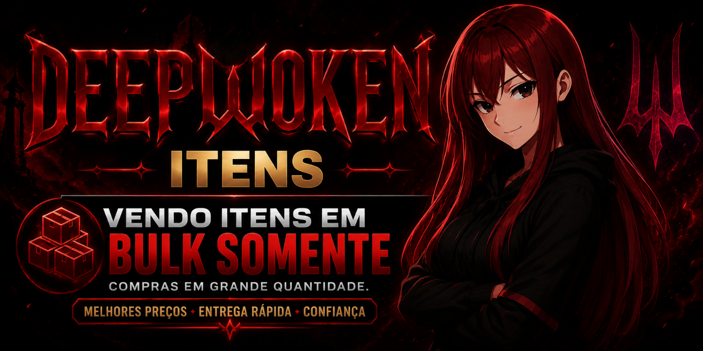 QUEIMA DE ESTOQUE(atacado) (MATERIAIS RAROS E RELICS | DEEPWOKEN)