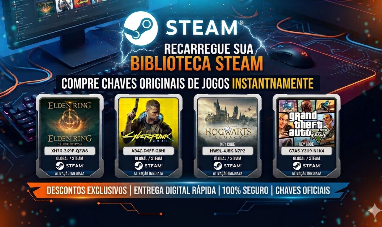 KEYS JOGOS STEAM TRIPLE AAA /ESCOLHA O SEU/
