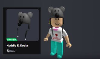 CONTA ROBLOX | UNVERIFIED | KUDDLE E KOALA | 500 RAP
