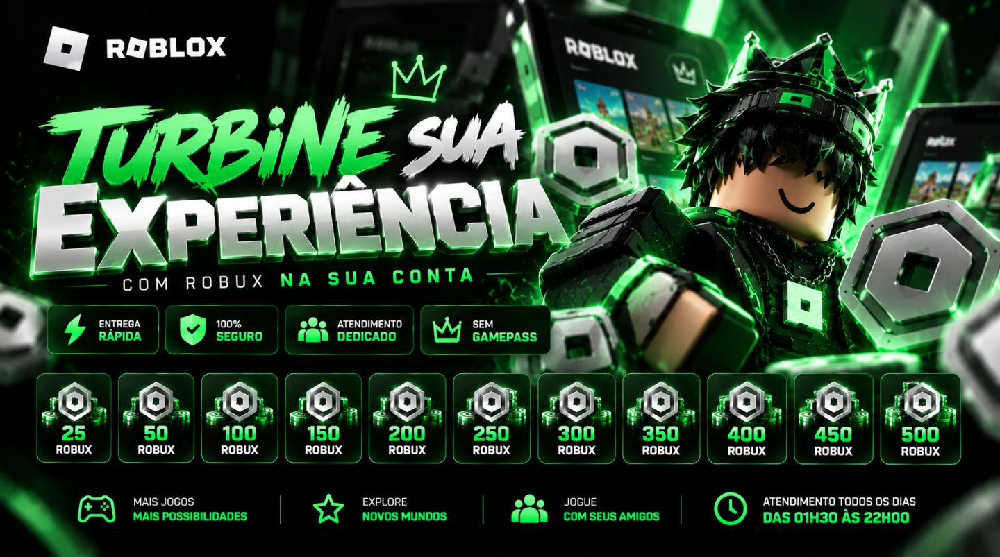 ROBUX BARATO | RECEBA DIRETO NA SUA CONTA | ENTREGA RÁPIDA E SEGURA