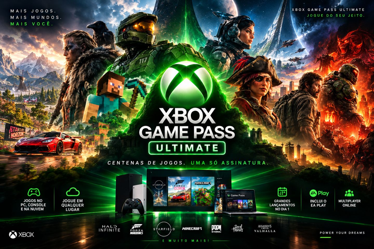 XBOX GAME PASS ULTIMATE | ACESSO COMPARTILHADO | ENTREGA RÁPIDA