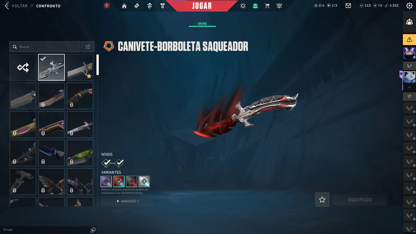 CONTA VALORANT À VENDA, Primordium, Preludio, XenoHunter. etc....