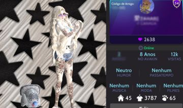 Conta feminina Avakin Life lv 54