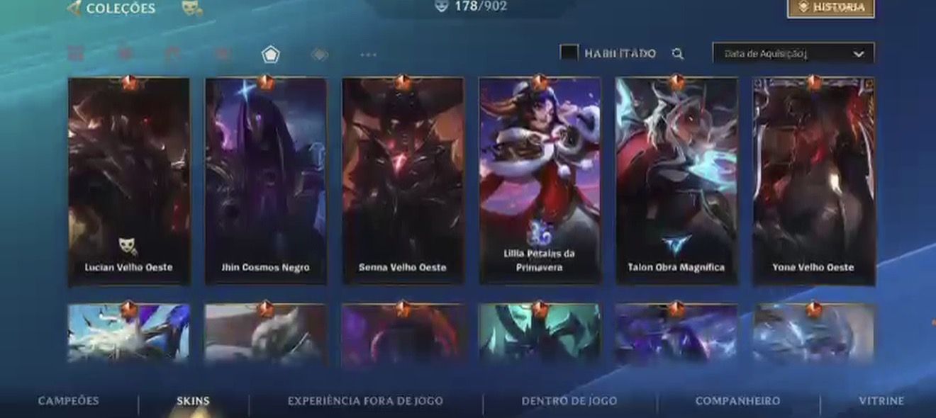 Conta Premium 178 Skins main yasuo