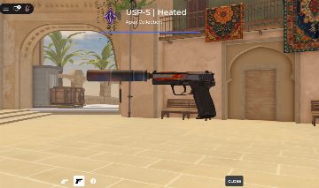 BLOX STRIKE | USP-S | HEATED - ROBLOX | 1 RAP