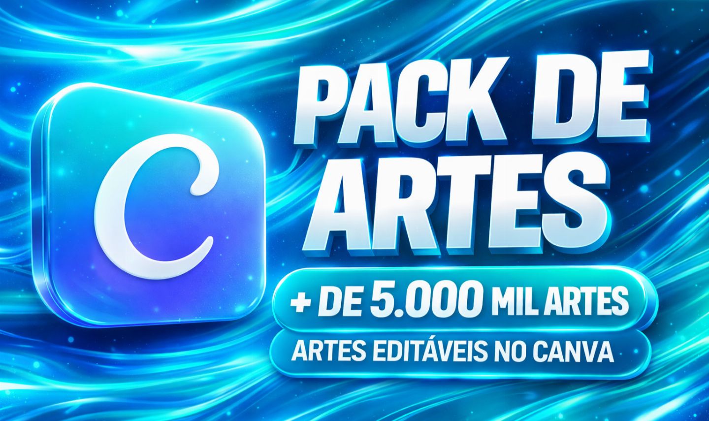 PACK DE DESIGNER CANVA +5000 MODELOS EDITAVEIS