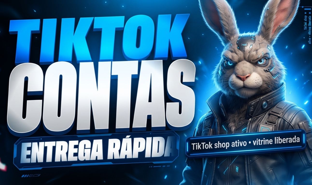 CONTAS TIKTOK! SHOP ATIVO! VITRINE 100% LIBERADA! QUALIDADE MÁXIMA