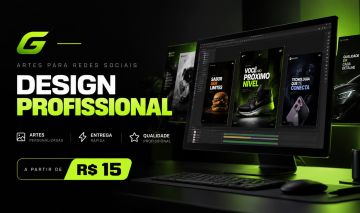 Criação de Artes Profissionais para Redes Sociais por R$ 15