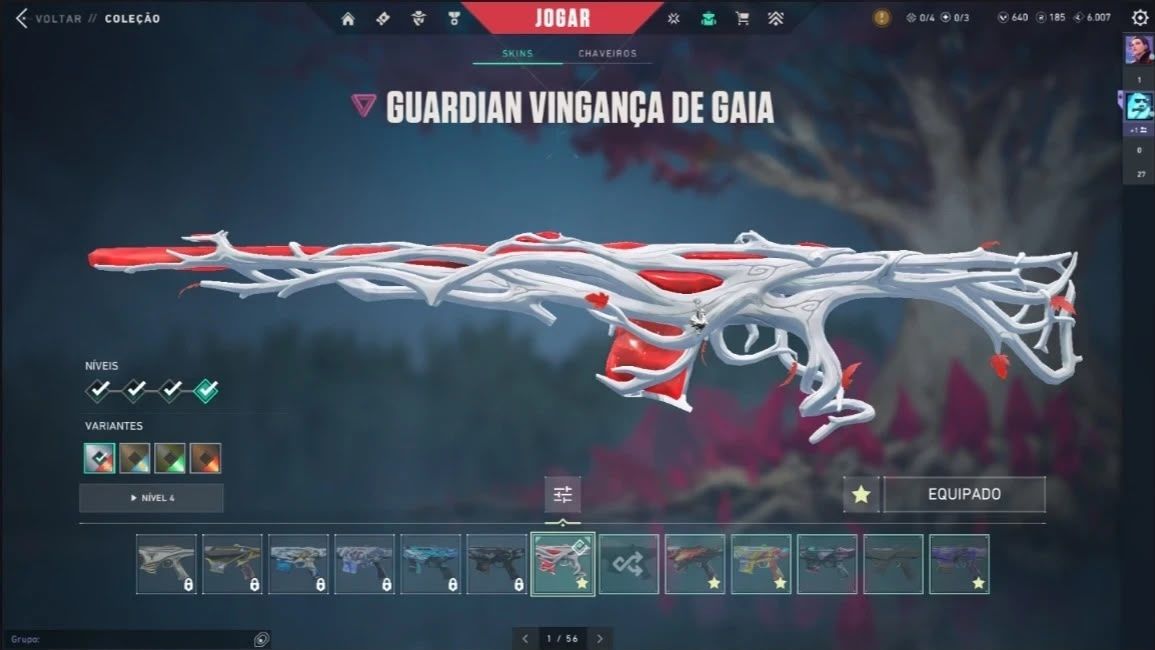Conta Valorant completa, Karambit RGX, Vandal Kuronami, Sheriff, Operator, Ghost