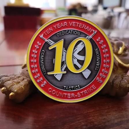 Conta steam medalha 10 e 5 anos cs2