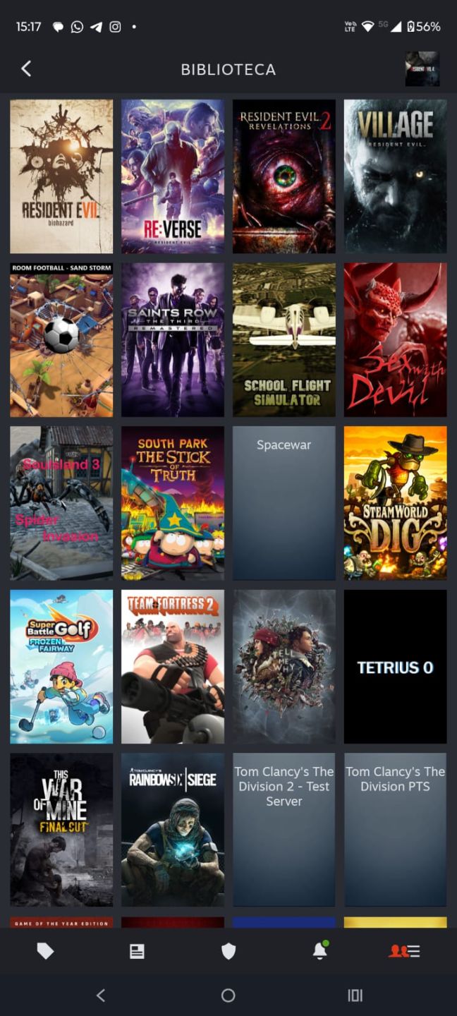 Conta steam offline com 112 jogos