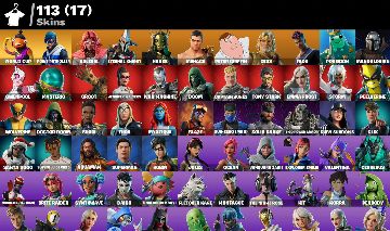 Conta fortnite com bastante skin e com picareta fncs