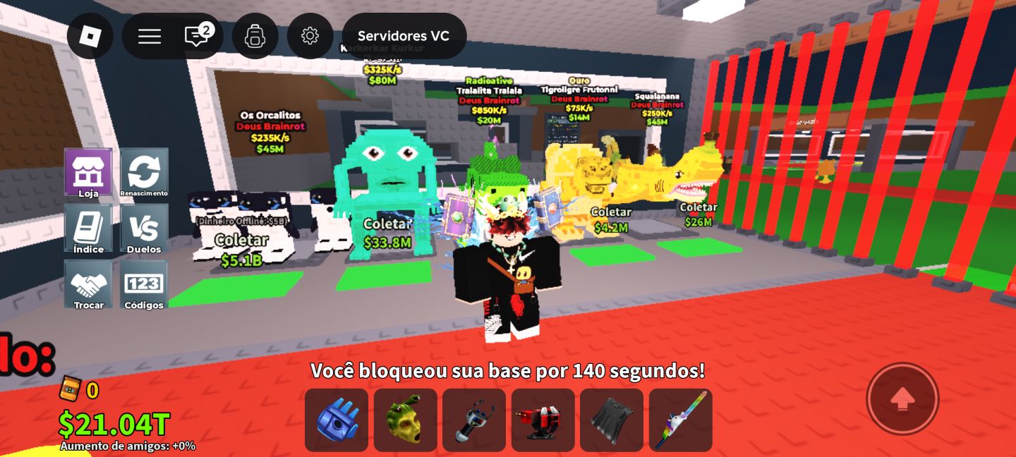 Conta Roblox Top - Grow a Garden e Bloxfruits