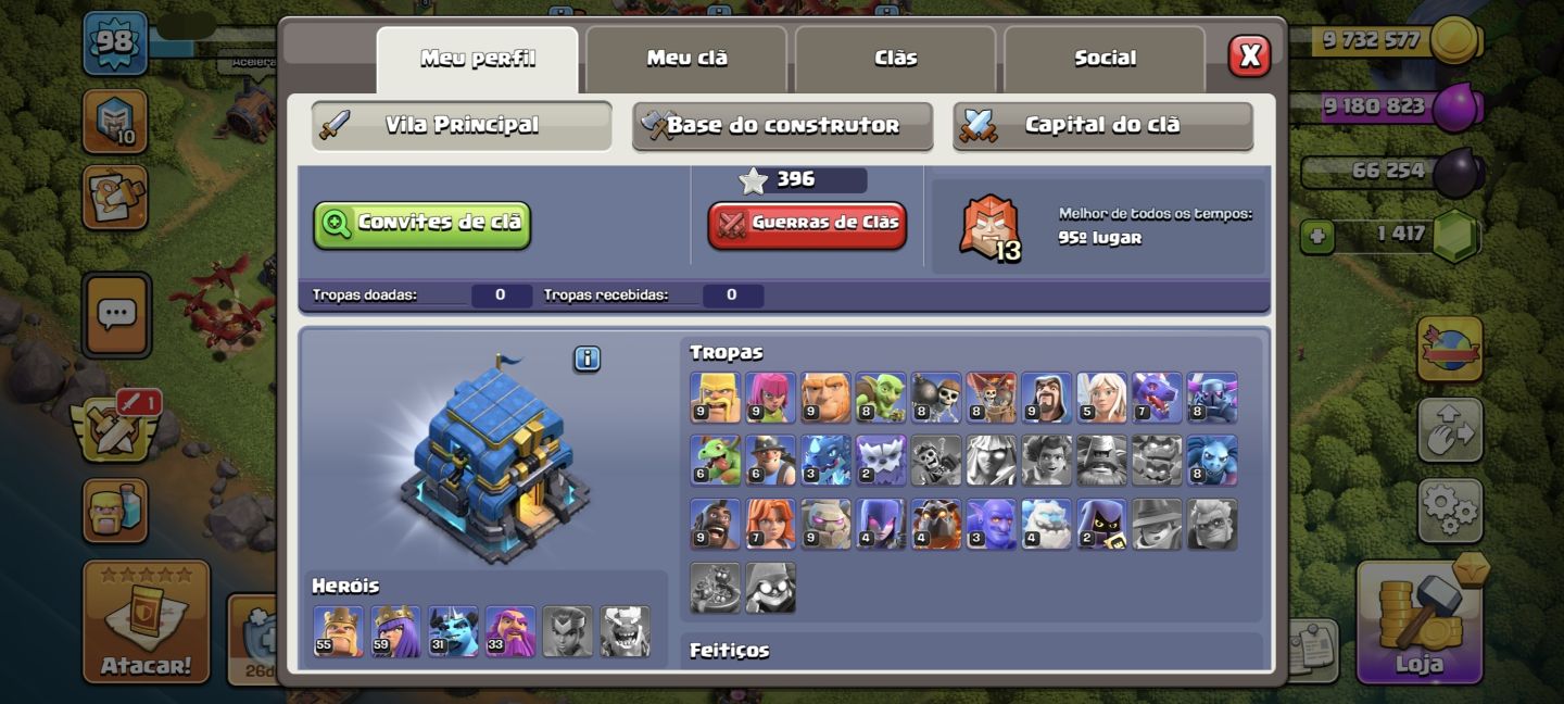 Contas Clash of Clans CV11 ao CV15 | Bem Evoluídas | Entrega Rápida
