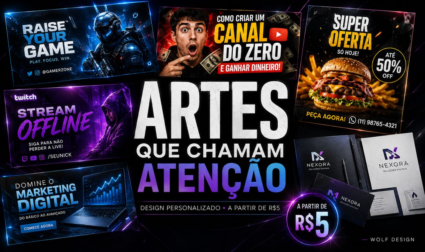 ARTES DIGITAIS | BANNER CAPA LOGO THUMBNAIL