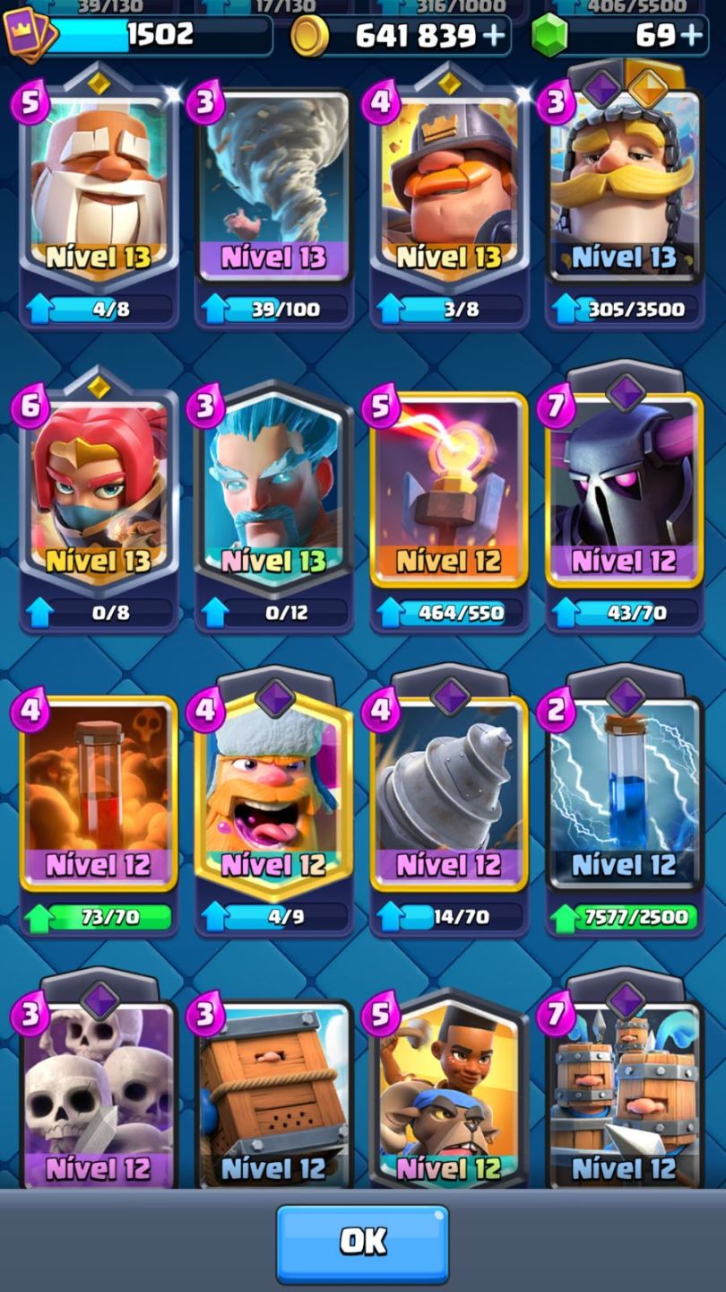 Conta de Clash royale 11k600 trofeús