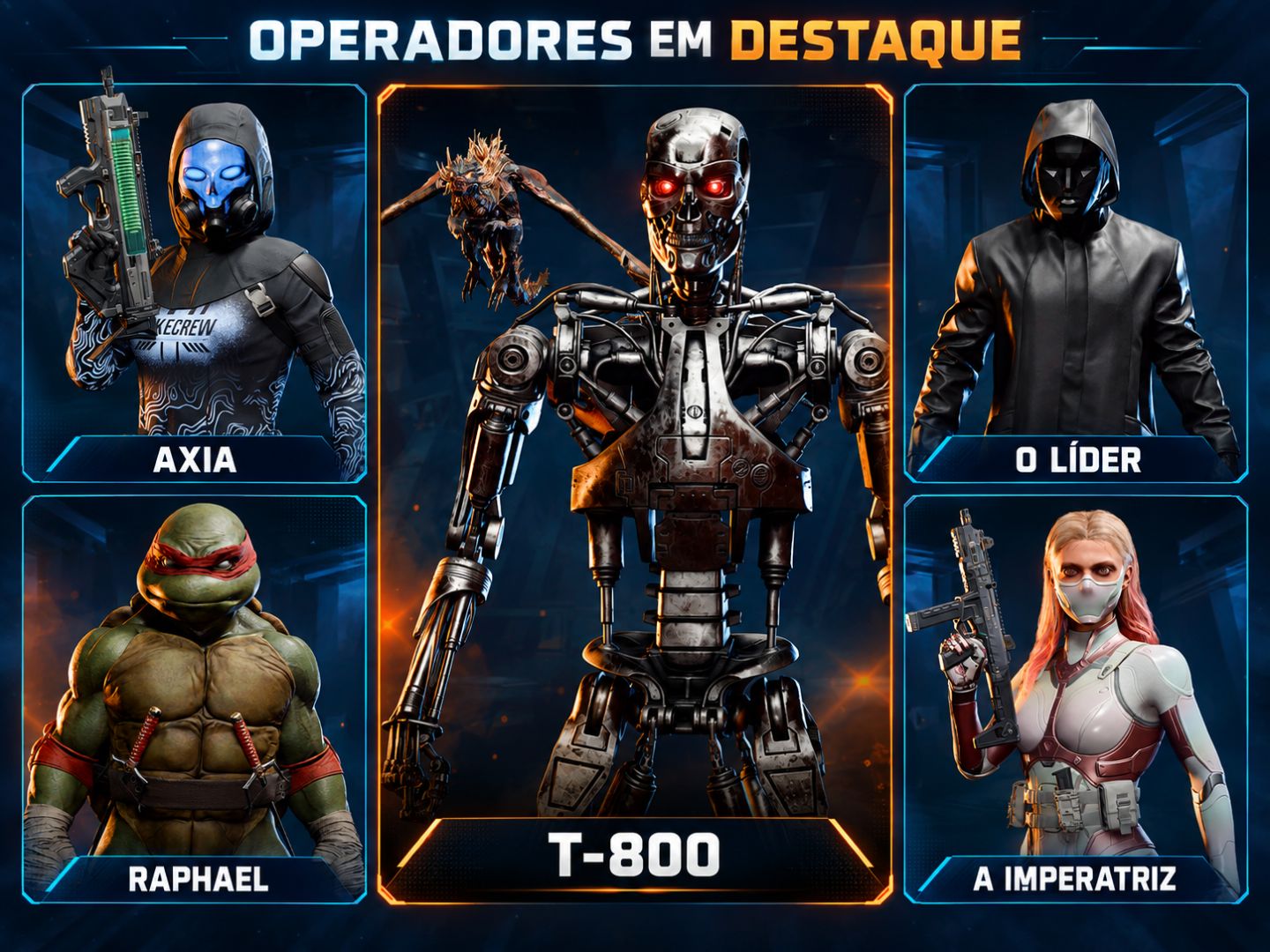 CONTA WARZONE | DESAFIO DE 10 NUKES CONCLUÍDO | T-800 + AXIA + MW4