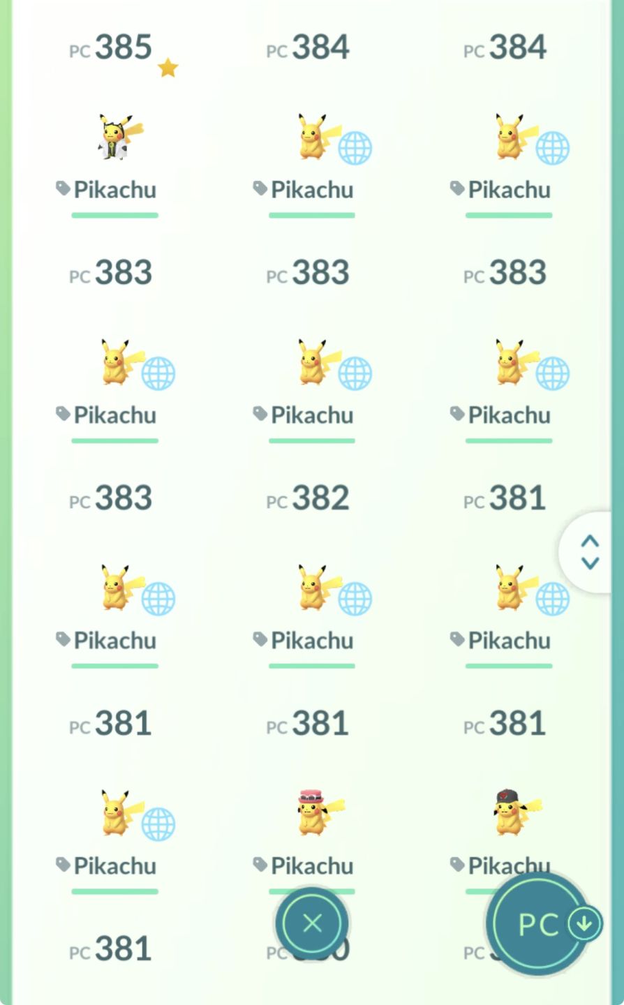 Conta pokemon go pra quem quer vários Pokémon raros