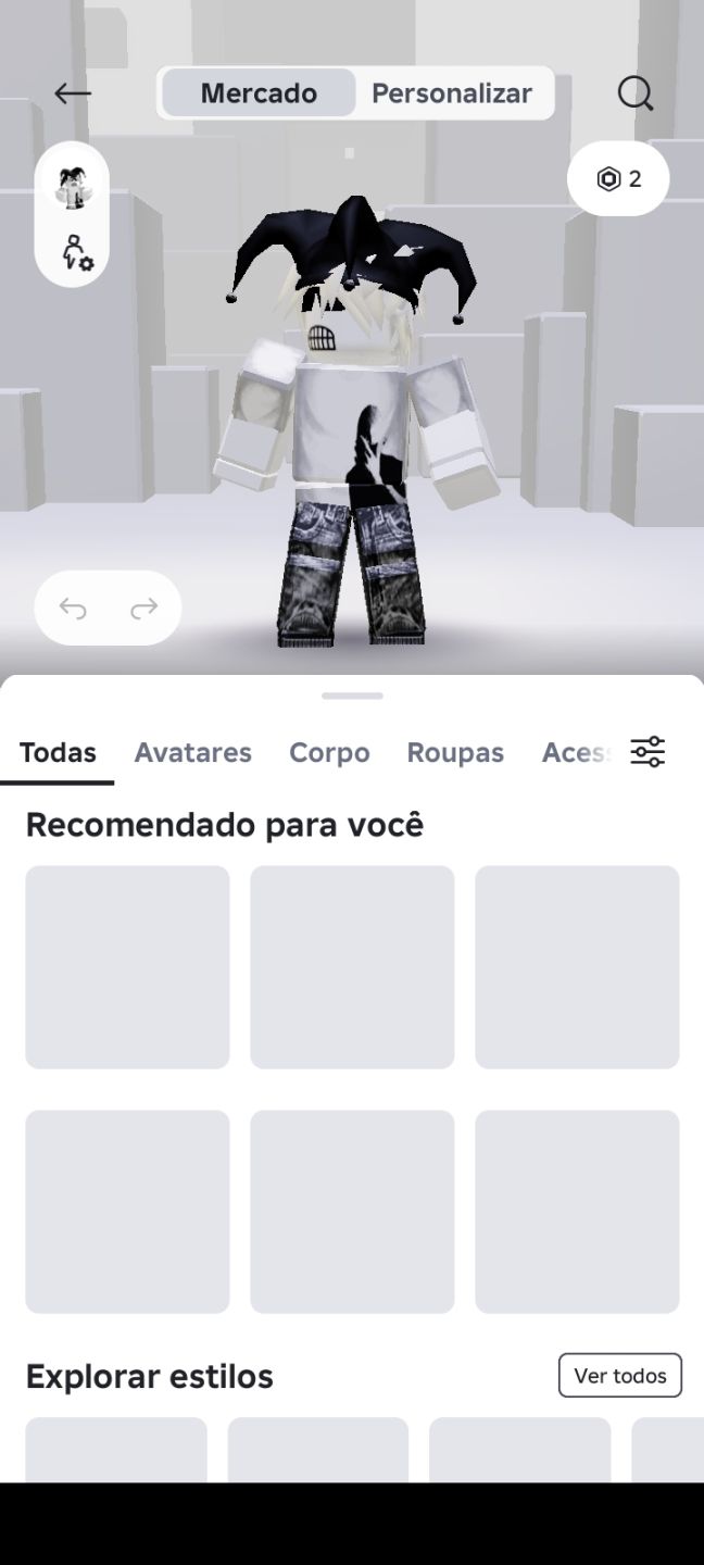 Conta de roblox boa monte de jogos do roblox monte de roupas