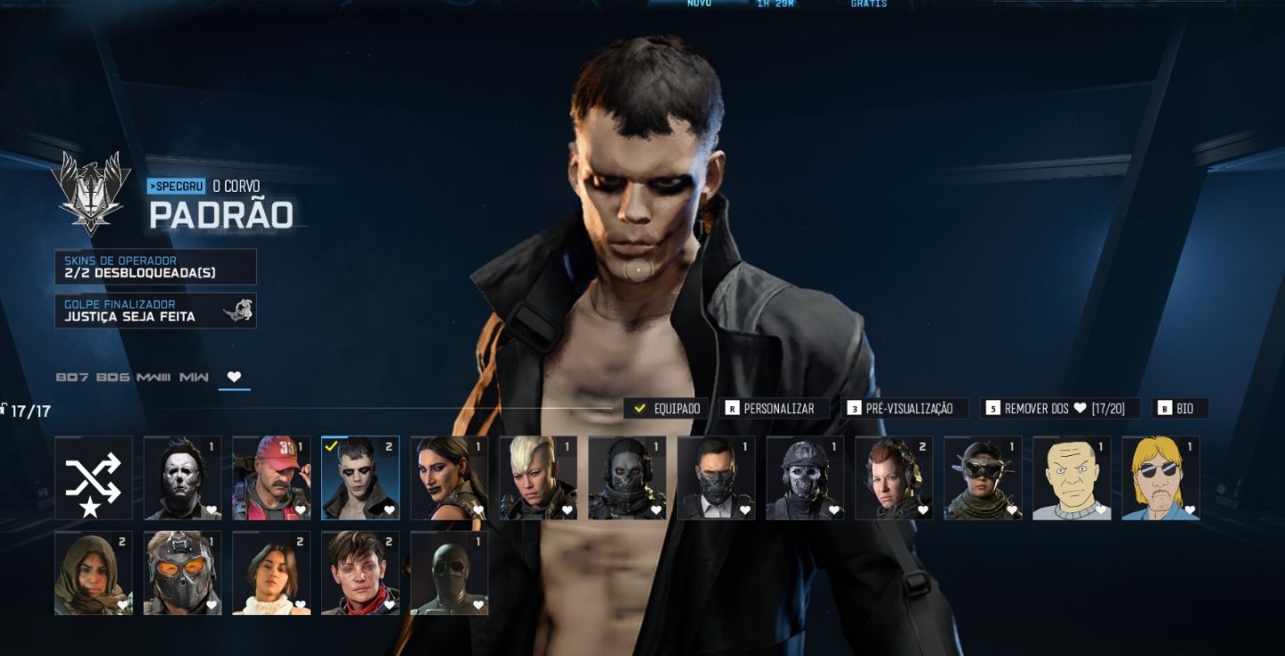 CONTA WARZONE BLACK NOIR+CORVO+MICHAEL MYSERS + MW3 Preço negociavel