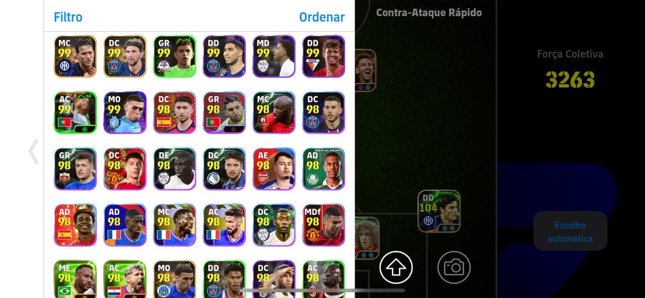 CONTA SEMI-FULL! MESSI 108 BLITZ + NEYMAR 2015 + NEDVED 106 + PIQUE 107 E+++++!