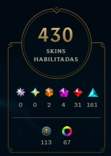 Conta League of Legends ESMERALDA Lv 493, 430 Skins, Rara e Completa