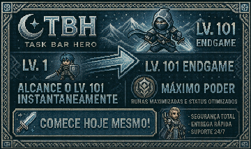 TBH TASK BAR HERO SERVIÇO PROFISSONAL E RAPIDO DE UP