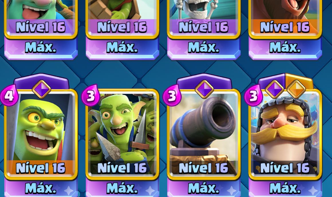 Conta Clash royale lvl 16, Várias cartas full,9 anos de conta