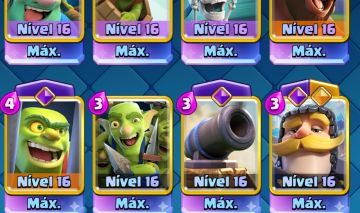 Conta Clash royale lvl 16, Várias cartas full,9 anos de conta